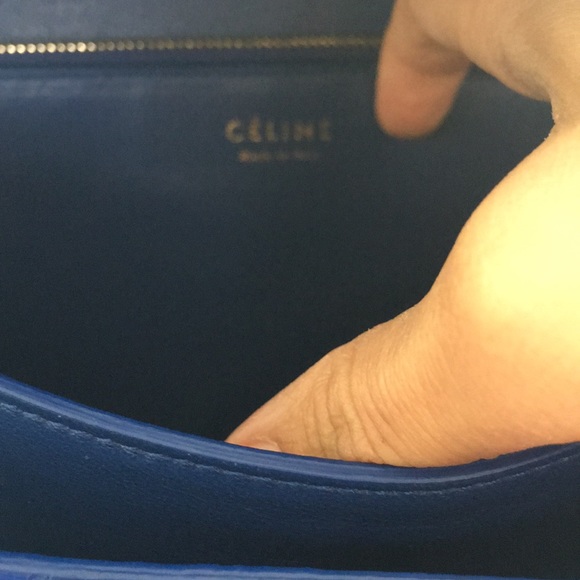 Celine blue python gold hardware box bag - Picture 6 of 8
